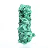 Malacite fibrosa slanciata dalla RDC, minerale autentico su base - 2