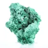 Malacite compatta dalla lucentezza setosa del Congo, montata su acrilico - 0