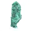 Colonna di malacite fibrosa del Congo, esemplare su base acrilica - 1