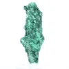 Colonna di malacite fibrosa del Congo, esemplare su base acrilica - 2