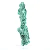Colonna di malacite fibrosa del Congo, esemplare su base acrilica - 3