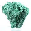 Malacite verde naturale del Congo in aggregato fibroso, su base - 1