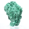 Malacite verde naturale del Congo in aggregato fibroso, su base - 2