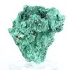Malacite verde naturale del Congo in aggregato fibroso, su base - 4