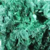 Malacite verde naturale del Congo in aggregato fibroso, su base - 6