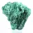 Malacite verde naturale del Congo in aggregato fibroso, su base