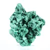 Campione di malacite fibrosa congolese su base trasparente - 0