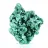 Campione di malacite fibrosa congolese su base trasparente