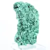 Malacite fibrosa del Congo, pietra da collezione dalla lucentezza satinata - 1