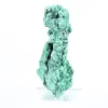 Malacite fibrosa del Congo, pietra da collezione dalla lucentezza satinata - 2