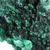 Malacite dal Congo a struttura fibrosa, esemplare minerale su base - 5