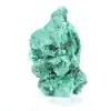Malacite densa a fibre compatte del Congo, minerale su acrilico - 1