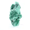Malacite densa a fibre compatte del Congo, minerale su acrilico - 2