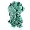 Malacite fibrosa della Repubblica Democratica del Congo su base - 0