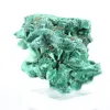 Blocco tozzo di malacite fibrosa del Congo, decorazione minerale - 1