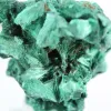 Blocco tozzo di malacite fibrosa del Congo, decorazione minerale - 5