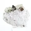 Campione di pirite proveniente dal Perù con cristalli ottaedrici dorati - 4