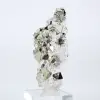 Pirite dal Perù in forme ottaedriche – Minerale da collezione su una base - 3