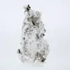 Pirite dal Perù in forme ottaedriche – Minerale da collezione su una base - 5