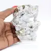 Cristallizzazione di pirite ottaedrica peruviana sul basamento - 9