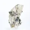 Ottaedri di pirite dal Perù – Esemplare naturale su una base - 4