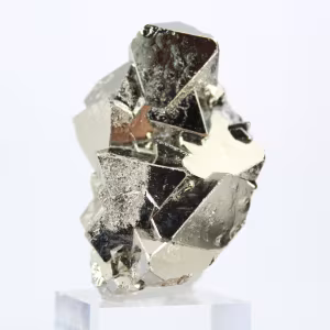 Minerale di pirite ottaedrica proveniente dal Perù, per collezionisti.