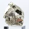 Autentica pirite ottaedrica proveniente dal Perù – Pezzo da esposizione - 4