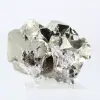 Pirite geometrica dal Perù – Cristalli ottaedrici su una base - 0