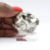 Pirite geometrica dal Perù – Cristalli ottaedrici su una base - 5