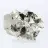 Pirite geometrica dal Perù – Cristalli ottaedrici su una base