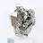 Campione mineralogico di pirite ottaedrica proveniente dal Perù
