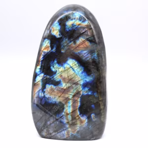 Pietra Levigata Labradorite Malgascia per Decorazione e Collezione
