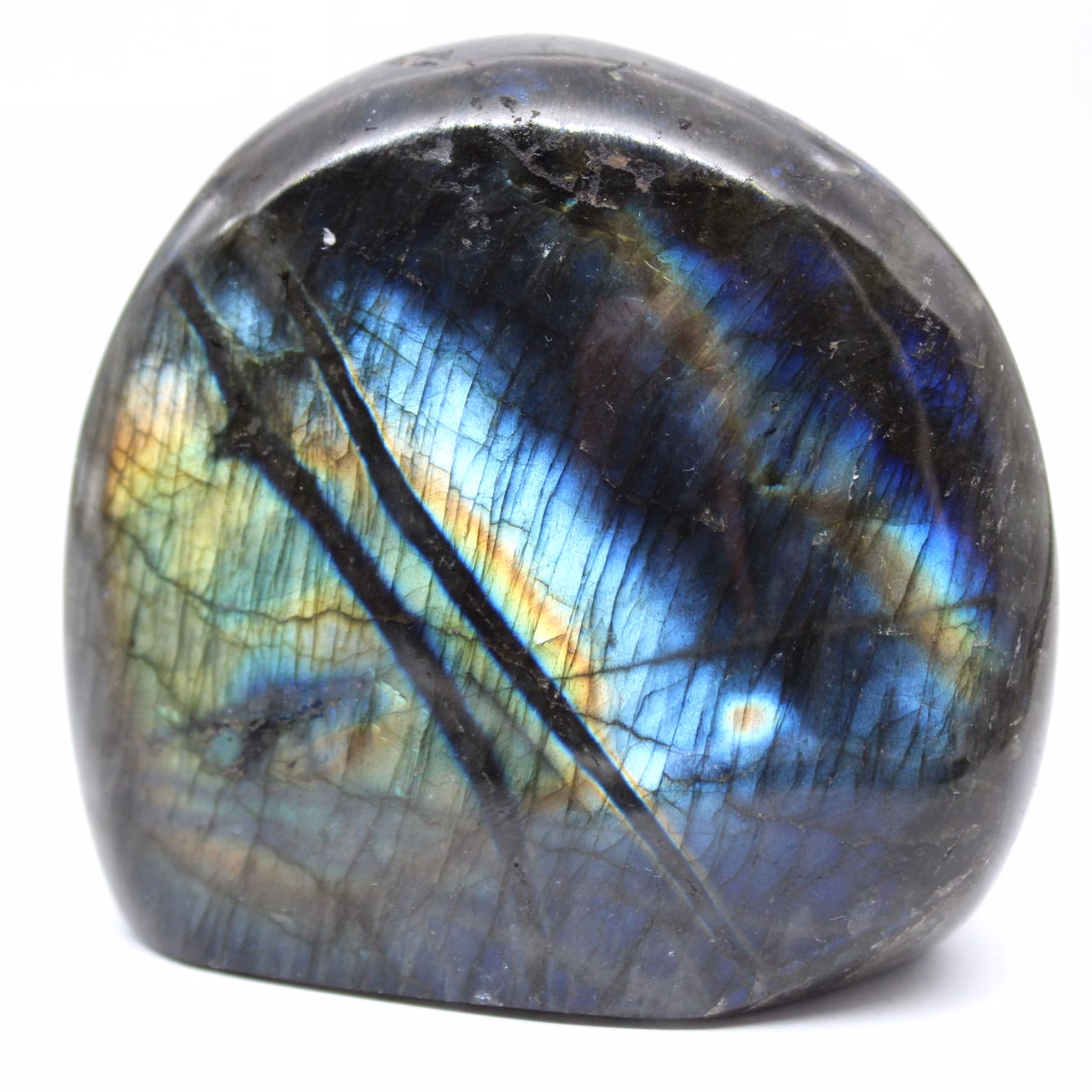 Forma Libera d'Ornamento in Labradorite del Madagascar