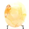 Quarzo giallo levigato del Madagascar, ciottolo da collezione - 1