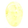 Ciottolo di quarzo giallo malgascio, pietra levigata da collezione - 0