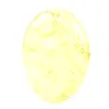 Ciottolo di quarzo giallo malgascio, pietra levigata da collezione - 1