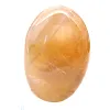 Ciottolo di quarzo giallo del Madagascar dalle forme arrotondate - 0
