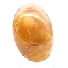 Ciottolo di quarzo giallo del Madagascar dalle forme arrotondate - 1