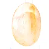 Ciottolo di quarzo giallo del Madagascar con finitura levigata - 1