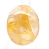 Quarzo giallo malgascio in ciottolo levigato per decorazione - 1