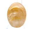 Ciottolo di quarzo giallo del Madagascar, esemplare levigato - 1