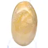 Ciottolo arrotondato in quarzo giallo naturale del Madagascar - 0