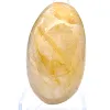 Ciottolo arrotondato in quarzo giallo naturale del Madagascar - 1