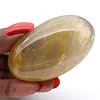 Ciottolo arrotondato in quarzo giallo naturale del Madagascar - 2