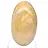 Ciottolo arrotondato in quarzo giallo naturale del Madagascar