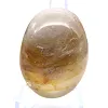 Ciottolo di quarzo giallo del Madagascar dai contorni morbidi - 0