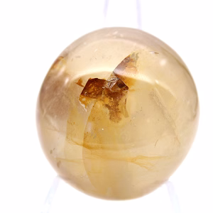 Ciottolo di quarzo giallo del Madagascar, pietra naturale levigata
