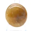 Piccolo ciottolo di quarzo giallo malgascio da esporre - 0
