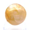 Ciottolo di quarzo giallo del Madagascar per vetrina mineralogica - 0