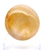 Ciottolo di quarzo giallo del Madagascar per vetrina mineralogica - 1